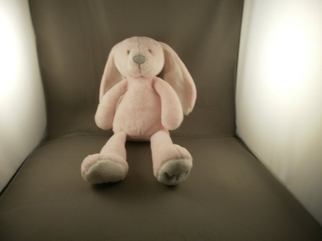 Vib konijn roze wit grijs 33 cm van kop tot teen korrels in, Overige merken, Korrelvulling, Ophalen of Verzenden, Middelgroot (20 tot 80 cm)