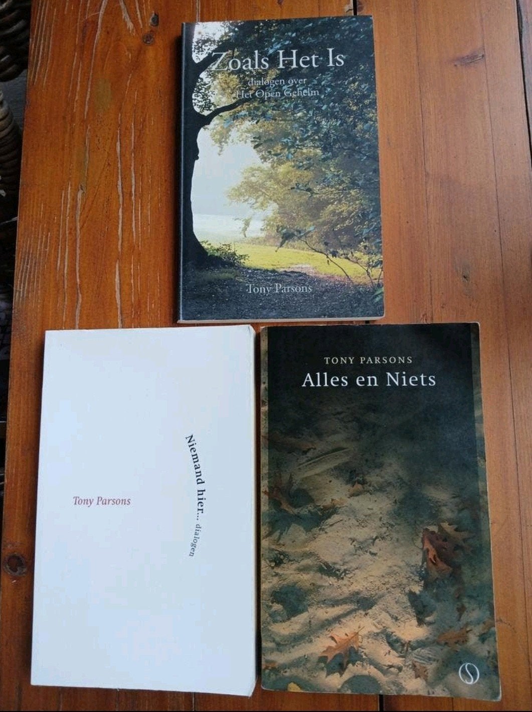 Tony Parsons Non dualiteit- 3 boeken ZGAN VASTE PRIJS, Boeken, Ophalen of Verzenden, Zo goed als nieuw, Tony Parsons, Nederland