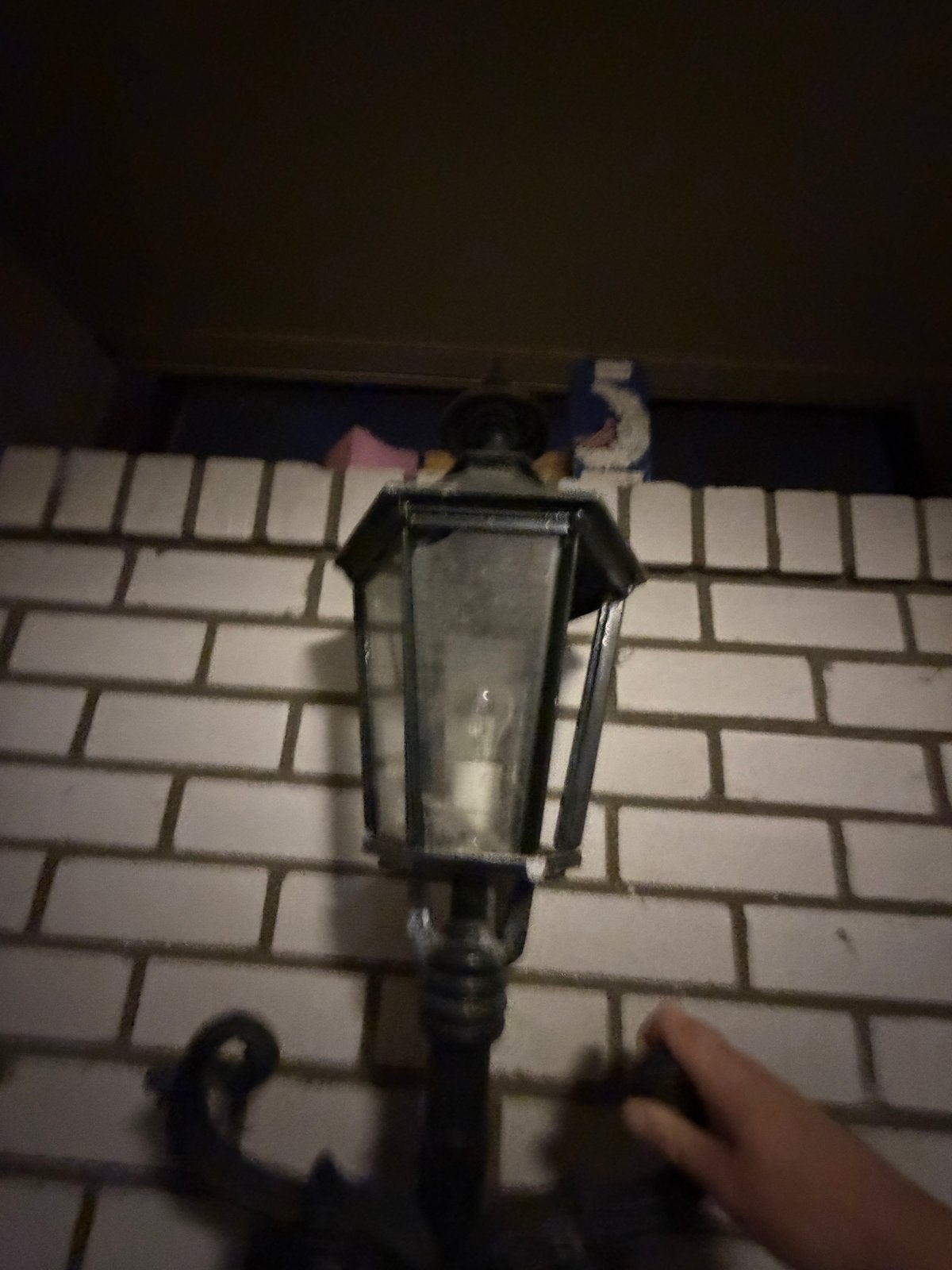 Set van 2 klassieke buitenlampen - staand en hangend, Ophalen