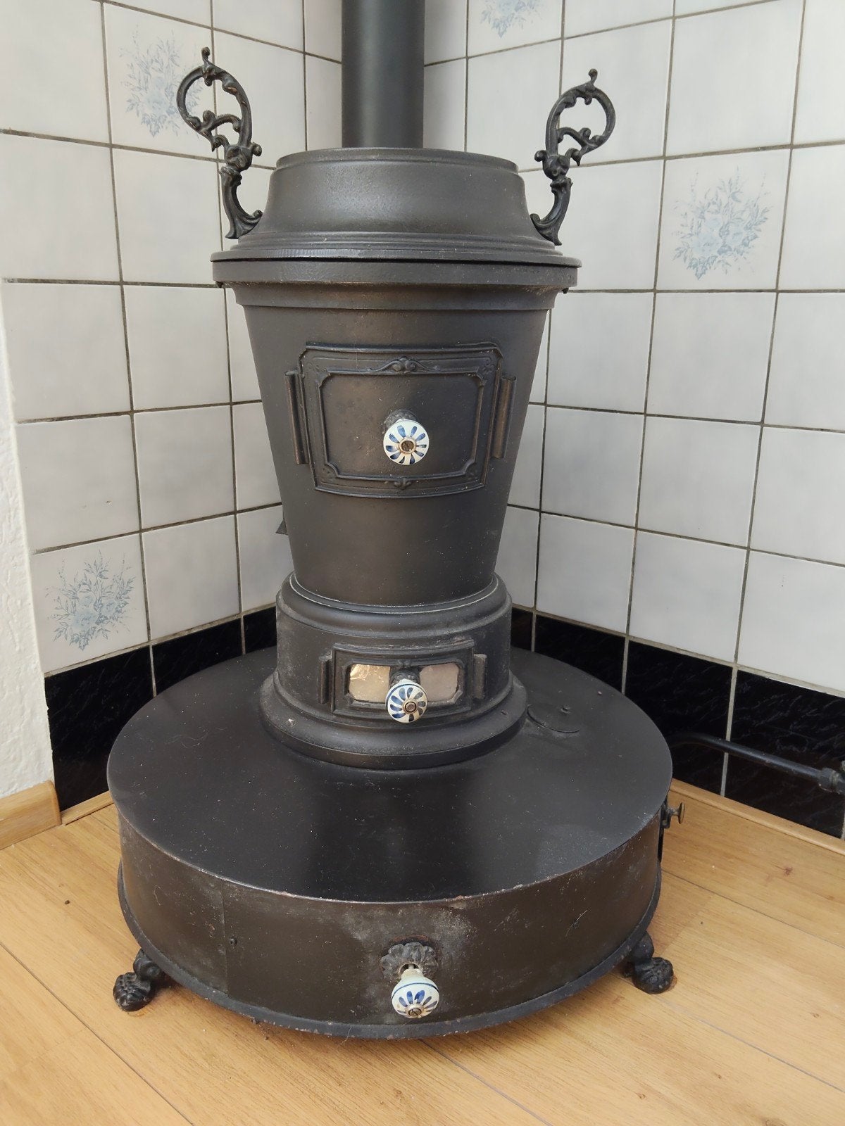 Gelderse gas potkachel., Ophalen, Gebruikt, Gas, Gaskachel