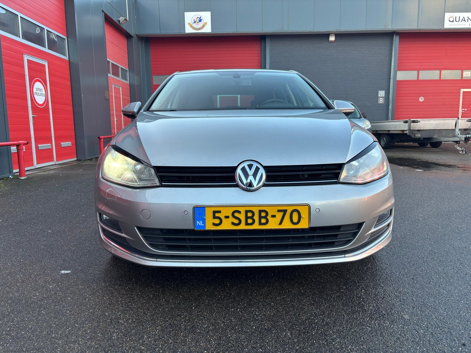 Volkswagen Golf 1.4 TSI 90KW 5D 2013 Grijs/led/velgen/onderh, Auto's, Voorwielaandrijving, Dealer onderhouden, 4 cilinders, Origineel Nederlands