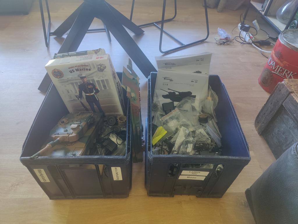 Partij onderdelen RC tank 1:16 Torro Heng Long etc., Hobby en Vrije tijd, Modelbouw | Radiografisch | Overige, Ophalen of Verzenden