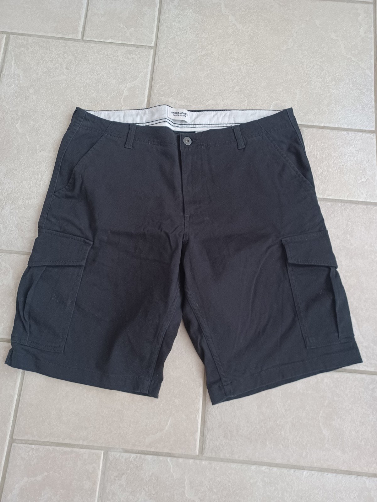 Cargo kortebroek Jack&Jones maat XL nieuw, Ophalen of Verzenden, Nieuw, Maat 56/58 (XL), Zwart
