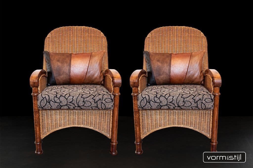 Set van 4 clubfauteuils, Ophalen, Hout, Overige kleuren, Zo goed als nieuw