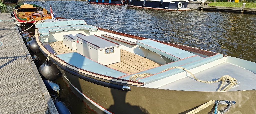 ROEM 720 elektrische sloep Bellmarine aluminium zelflozend, Watersport en Boten, Sloepen, Nieuw, Overige typen, Overige merken