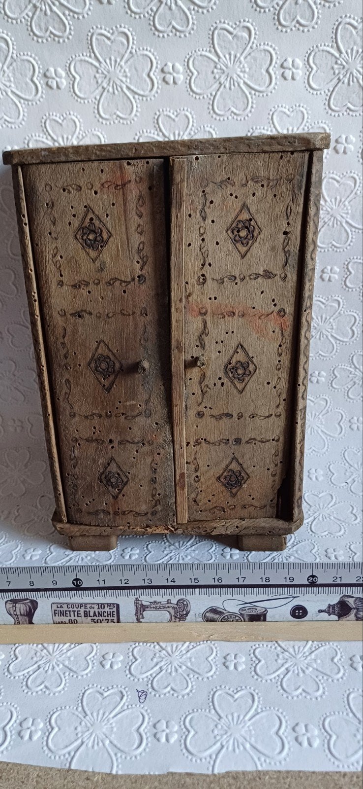 antieke linnenkast, Verzenden, Gebruikt, Poppenhuis
