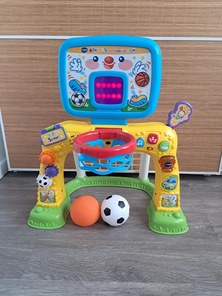 ZGAN VTech voetbaldoel en basketbal, Ophalen, Zo goed als nieuw, Jongen of Meisje