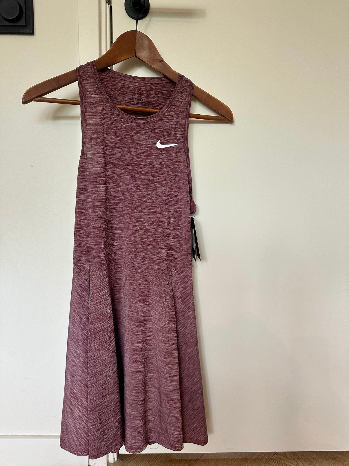 Nike dry slim fit dames tennisjurk, maat s, Overige kleuren, Overige typen, Nieuw, Ophalen of Verzenden