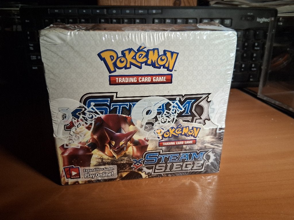 Pokémon XY Steam Siege Booster box ENG 2016 + Acryl case, Ophalen of Verzenden, Nieuw, Boosterbox