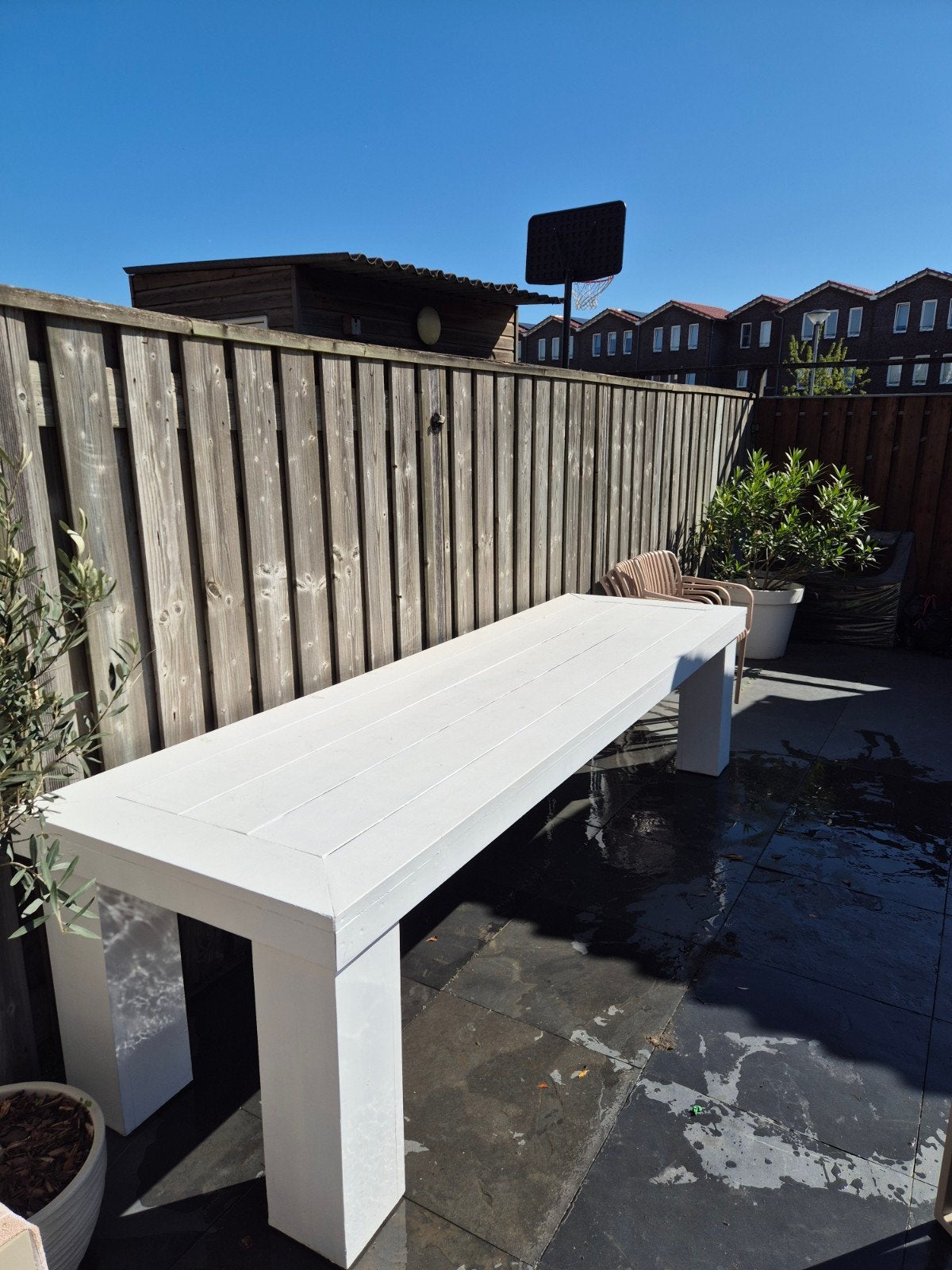 Houten tafel, Ophalen, Gebruikt, Rechthoekig, Hout