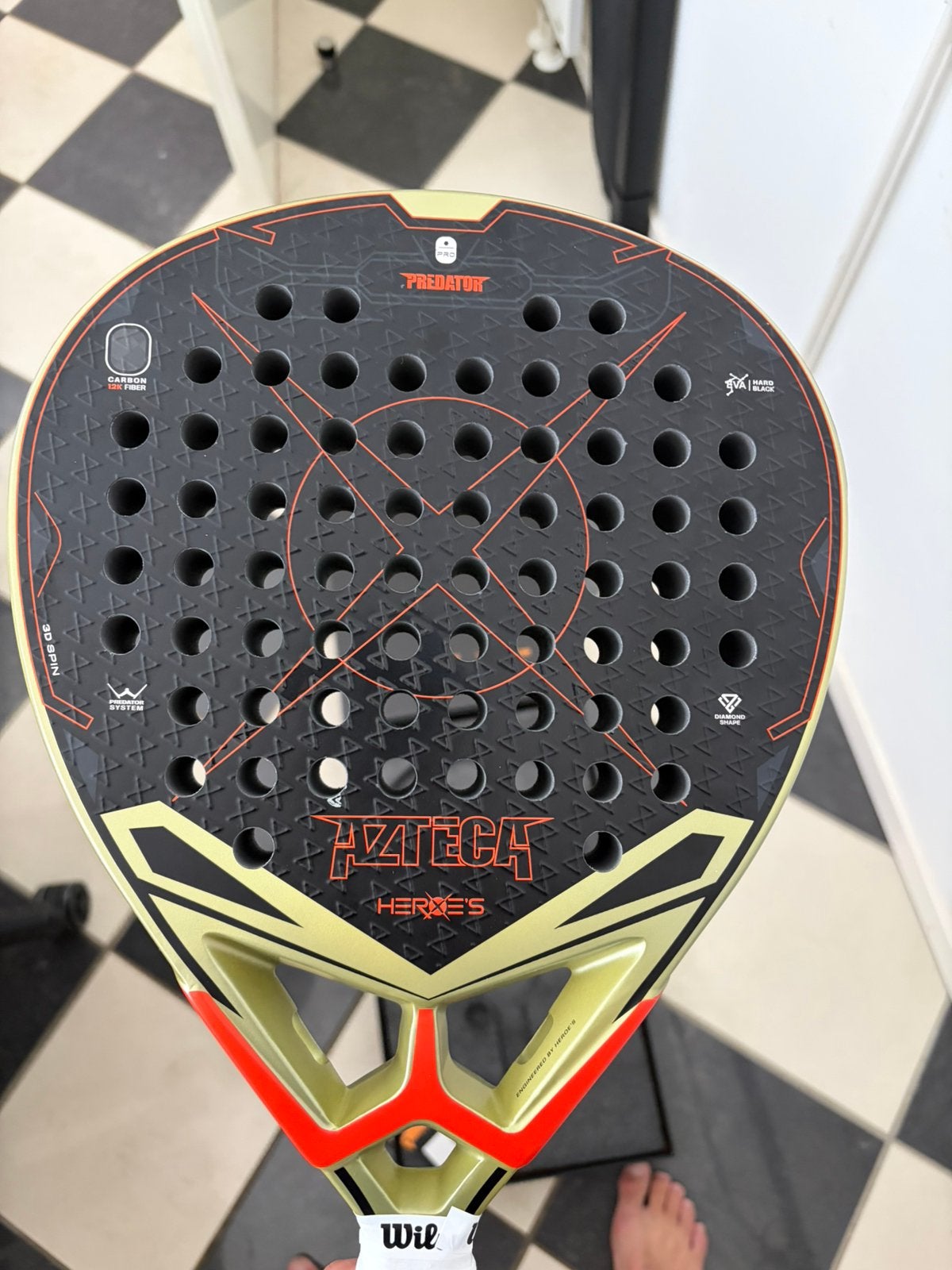 Padel Racket Heroe's Predator Azteca 2026, Sport en Fitness, Ophalen of Verzenden, Zo goed als nieuw