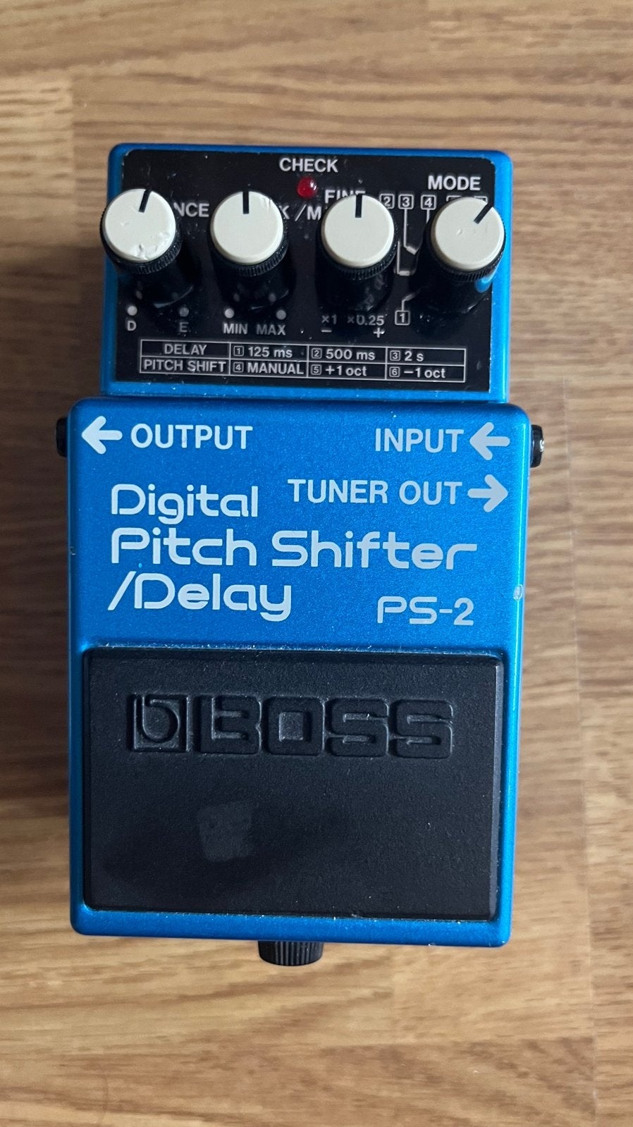 Boss PS-2 Digital Pitch Shifter/Delay - Vintage effectpedaal, Ophalen of Verzenden, Zo goed als nieuw, Delay of Echo