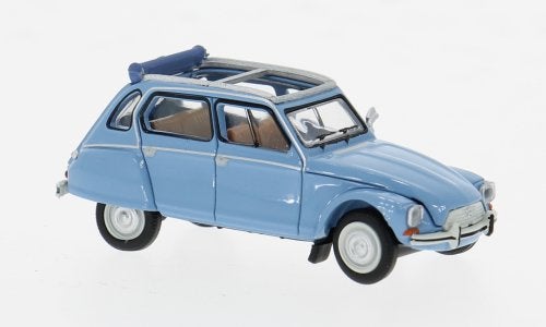 Citroen Dyane 6 open dak blauw Brekina 1:87, Ophalen of Verzenden, Nieuw, Auto, Brekina