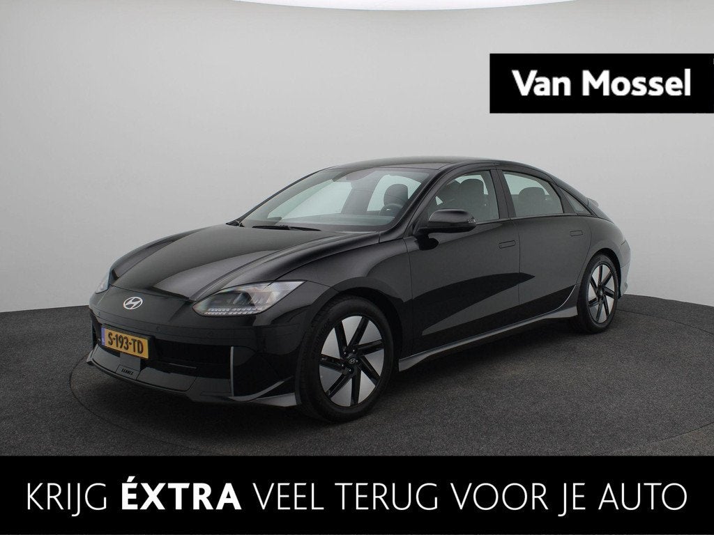 Hyundai IONIQ 6 Style 53 kWh | Trekhaak | Achteruitrijcamera, Auto's, 12 maanden, Gebruikt, 429 km, Zwart