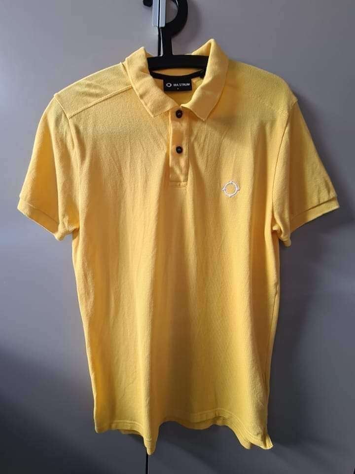 Ma.strum polo geel yellow maat S, Verzenden, Geel, Nieuw, MA.STRUM