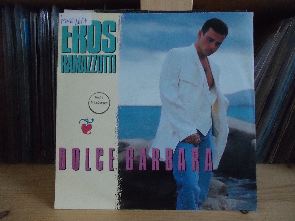 7" Single Eros Ramazzotti - Dolce Barbara / Taxi Story, Cd's en Dvd's, Vinyl Singles, Gebruikt, 7 inch, Ophalen of Verzenden, Pop