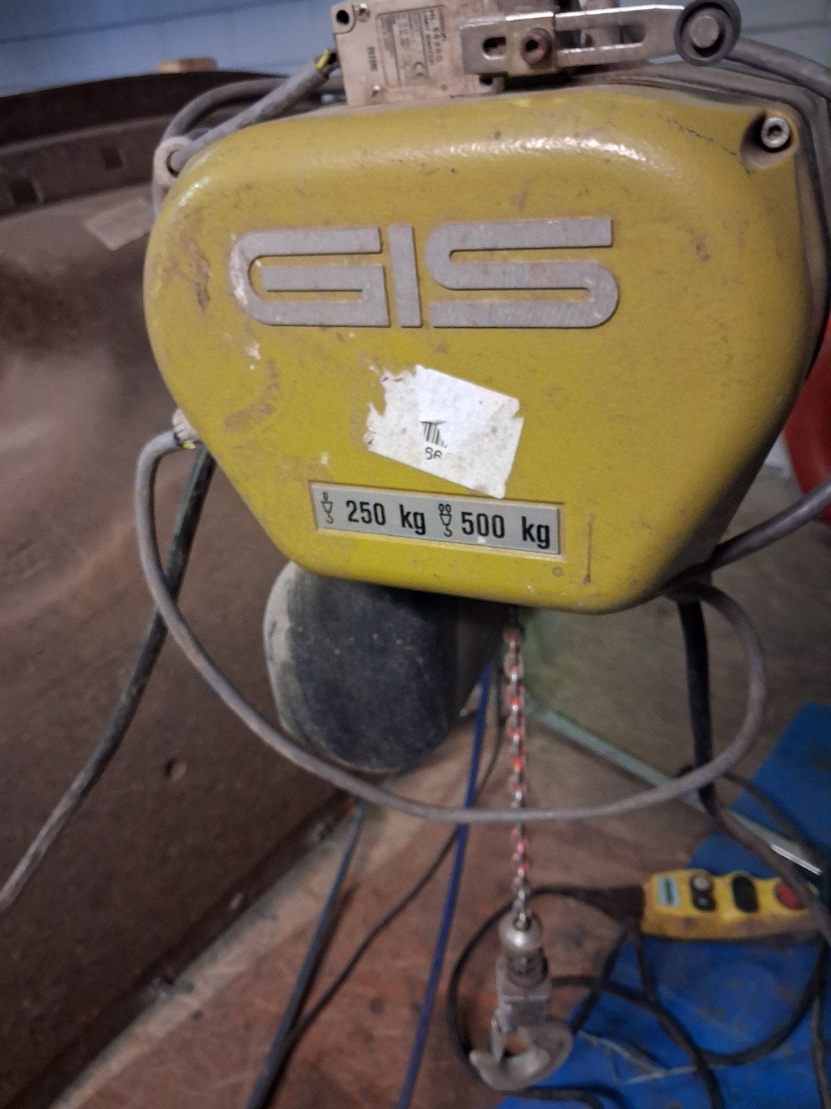 elektrische ketting takel, Ophalen, Gebruikt