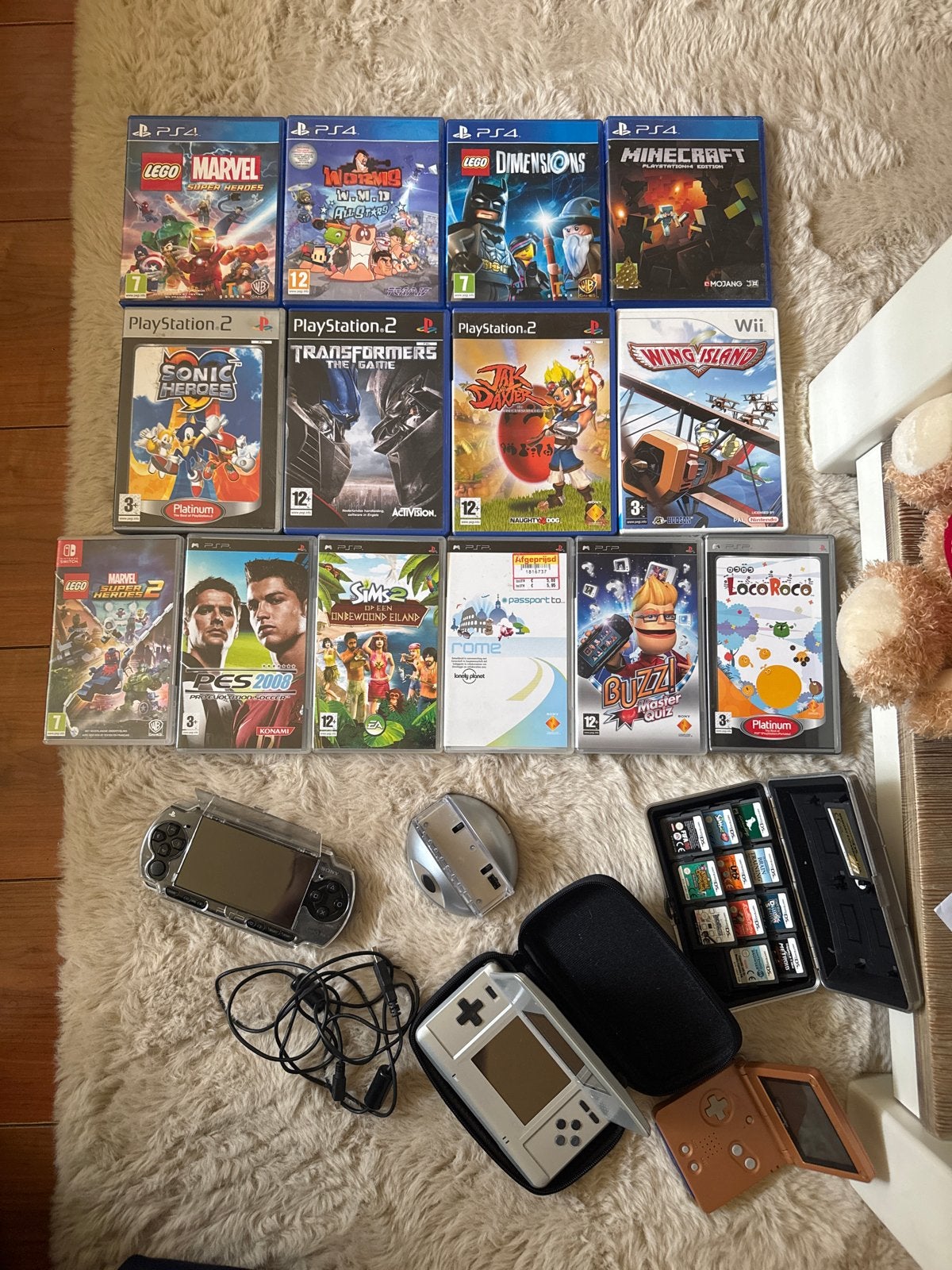 Grote collectie PS4, PS2, Wii en PSP games en consoles, Spelcomputers en Games, Gebruikt, Overige genres, Eén computer, Ophalen of Verzenden