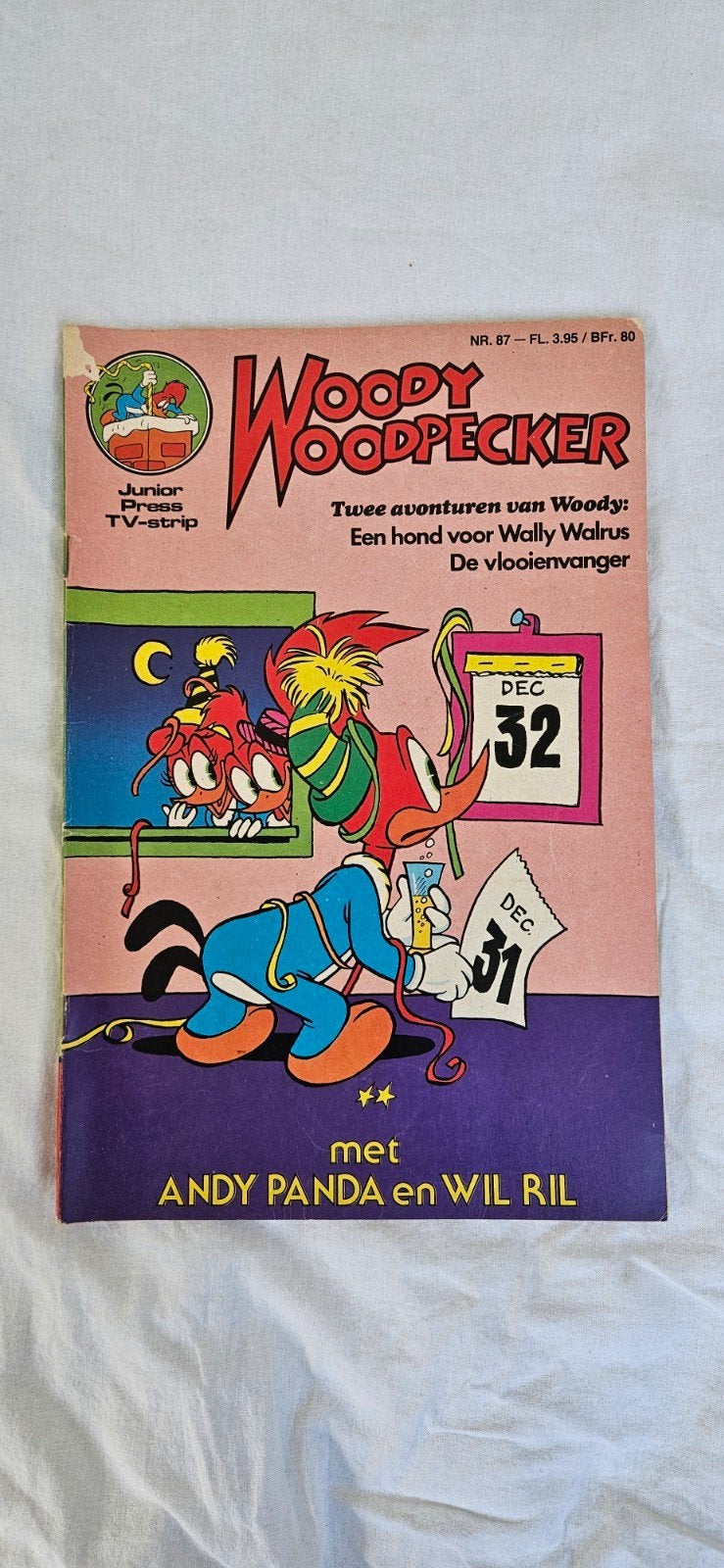 Woody Woodpecker stripboek nr. 87 - Junior Press TV-strip, Boeken, Eén stripboek, Ophalen of Verzenden, Gelezen