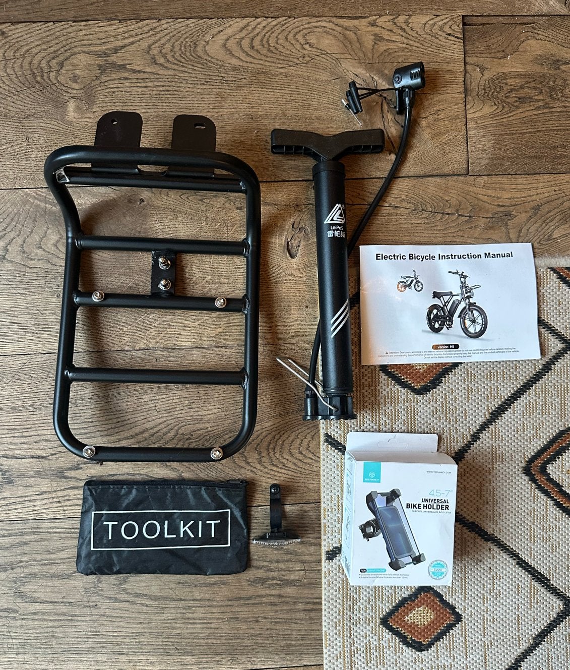 Ouxi Accessoires: Reflector, Rekje, Toolkit, Telefoonhouder,, Ophalen of Verzenden, Nieuw