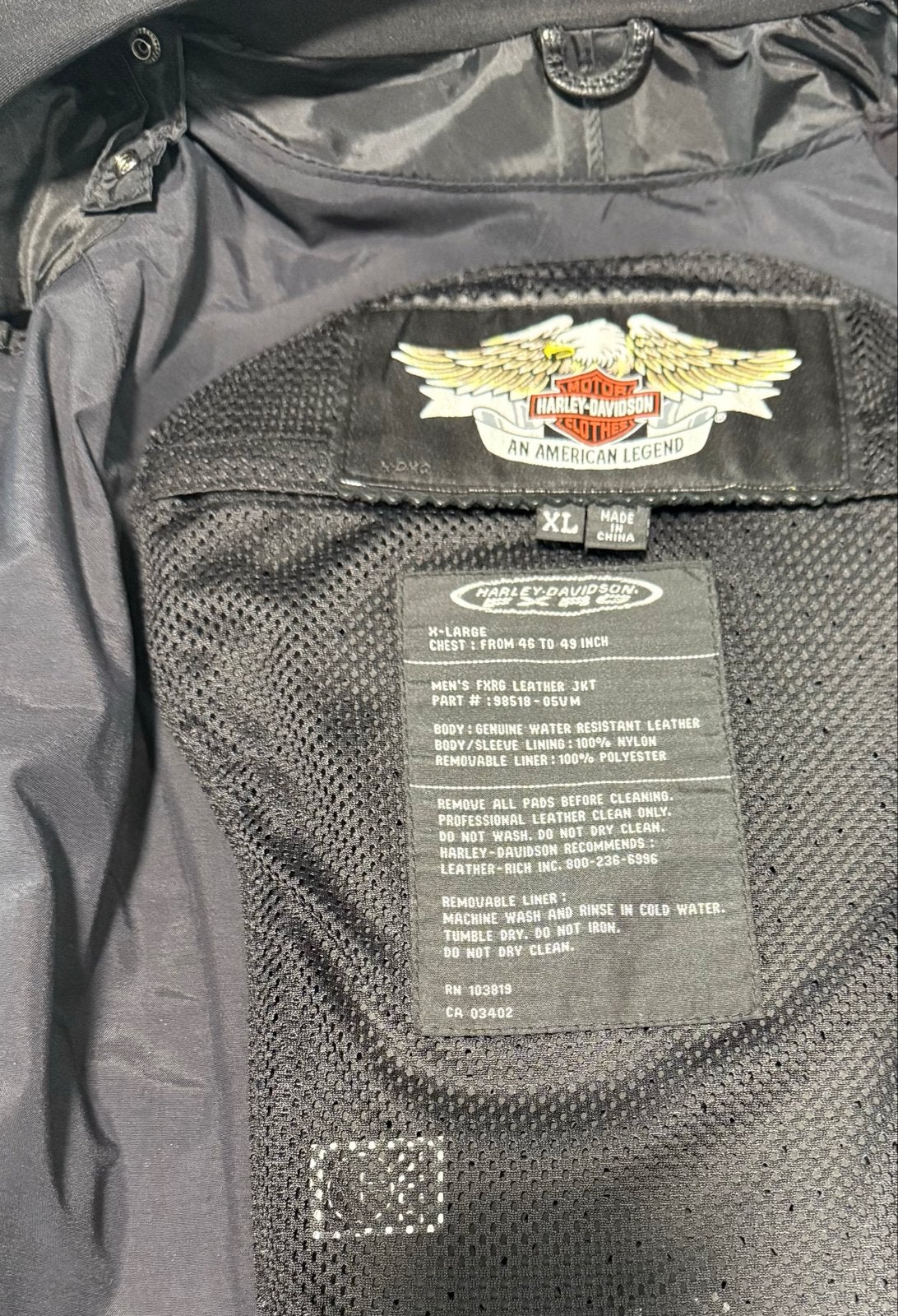 Harley-Davidson Leren Motorjas - Zo goed als nieuw!, Motoren, Ophalen of Verzenden, Nieuw zonder kaartje, Heren, Jas | leer