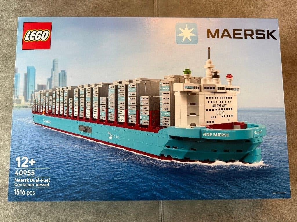 Lego 40955 Maersk containerschip met dubbel brandstofsysteem, Overige thema's, Lego, Ophalen of Verzenden, Zo goed als nieuw