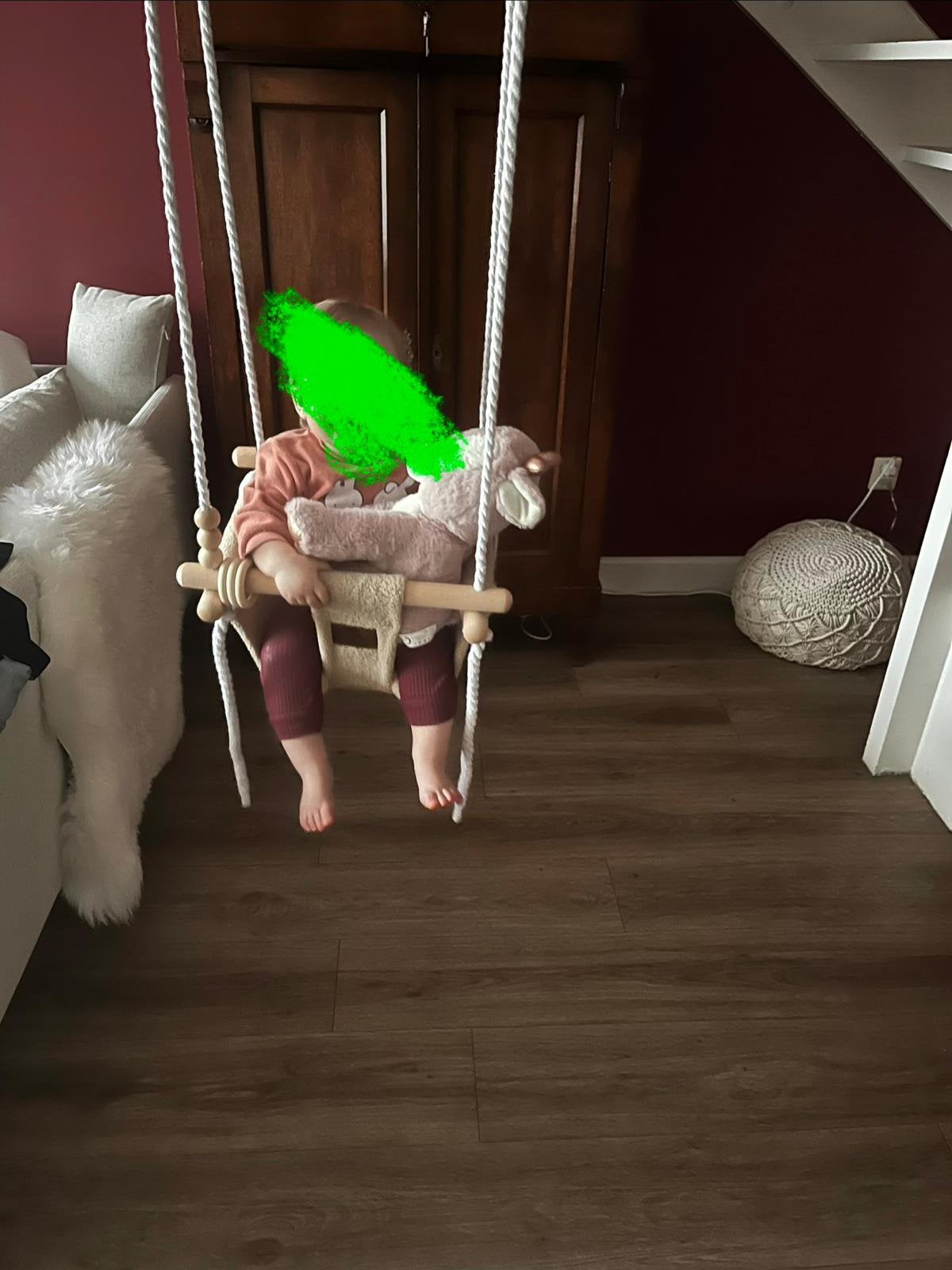 Leuke babyschommel, merk Hippe schommels, Ophalen of Verzenden, Zo goed als nieuw