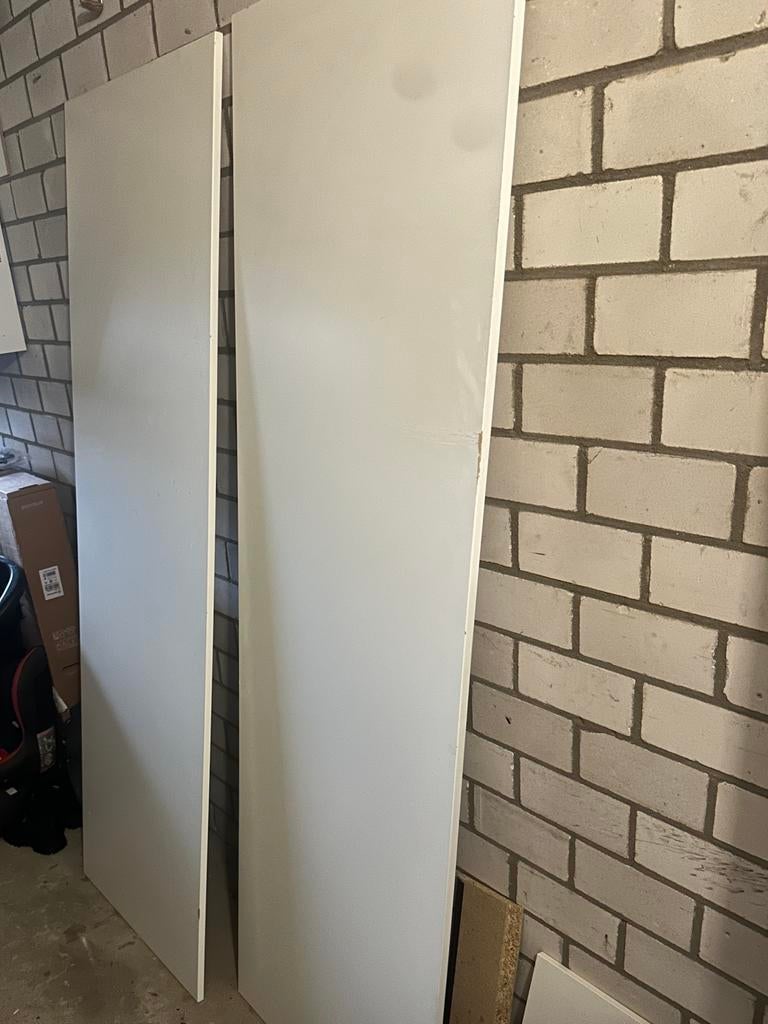 Witte blank 2 stuks maten breed 67.cm hoog 210 cm, Gebruikt, Minder dan 80 cm, 215 cm of meer, Binnendeur