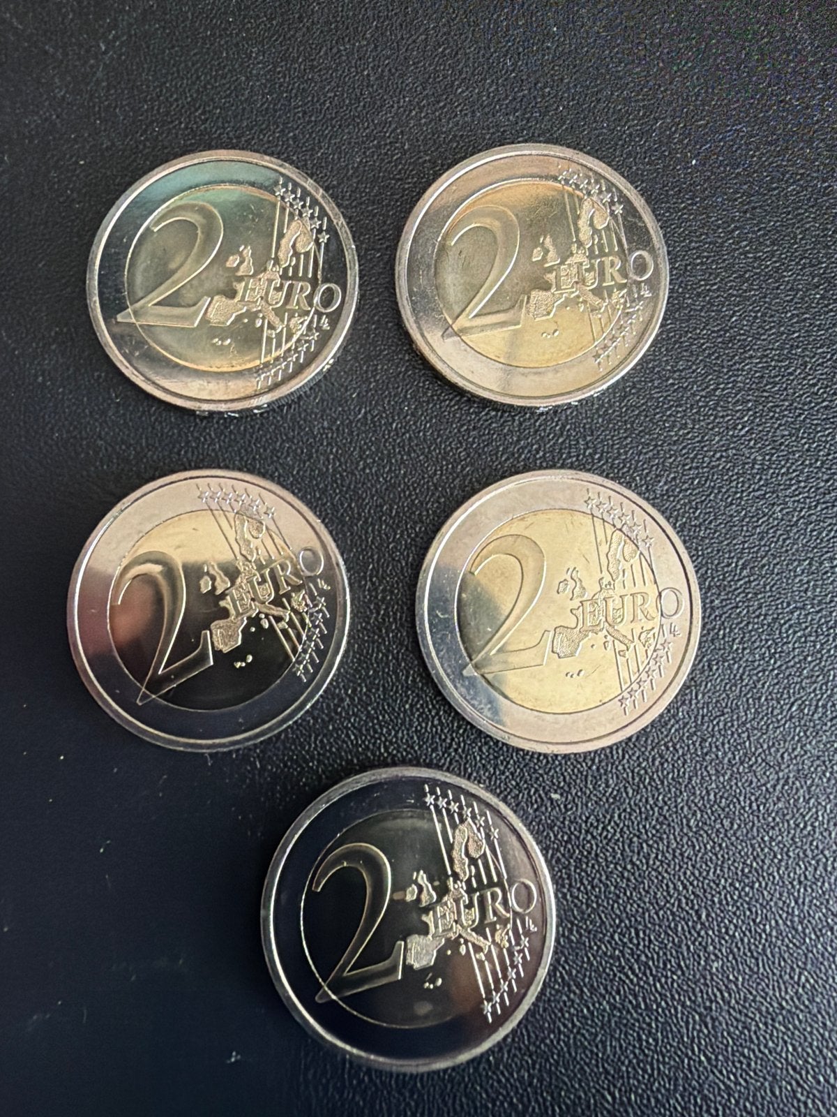 Set van 5x 2 Euro munten 2001, Postzegels en Munten, Munten | Europa | Euromunten, Ophalen, Overige landen, 2 euro, Setje