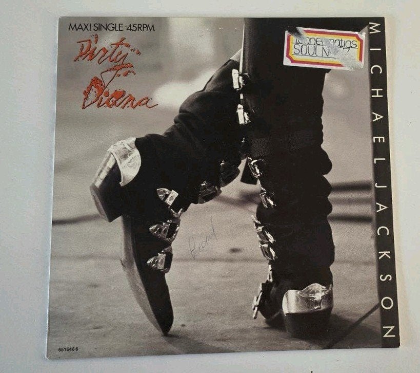 Michael Jackson - Dirty Diana Maxi-Single 45RPM, Ophalen, Gebruikt, Fotohoes, Pop