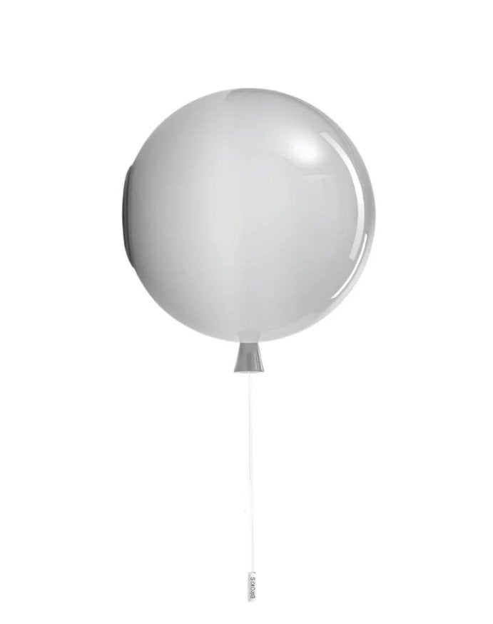 Brokis memory wandlamp small ballon grijs 2x - design, Ophalen, Grijs, E27 (groot), Overige merken