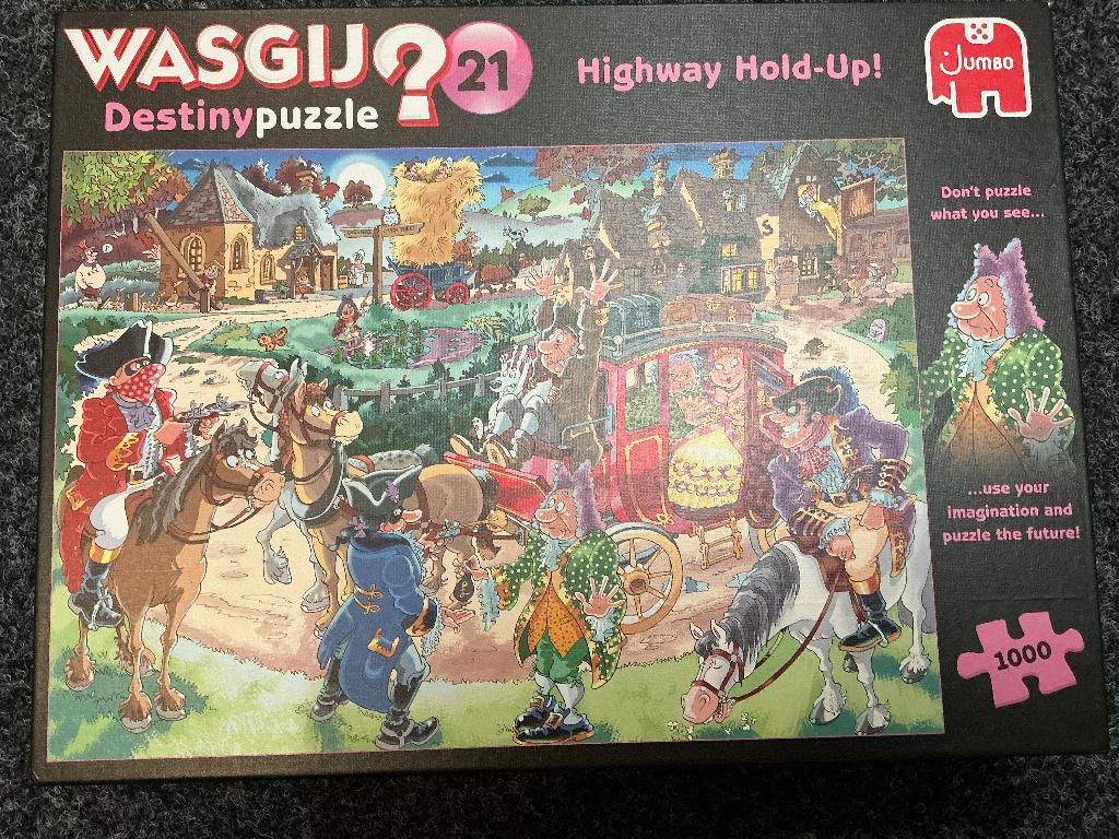 WasGij Destiny puzzel nr. 21, Ophalen, 500 t/m 1500 stukjes, Zo goed als nieuw, Legpuzzel