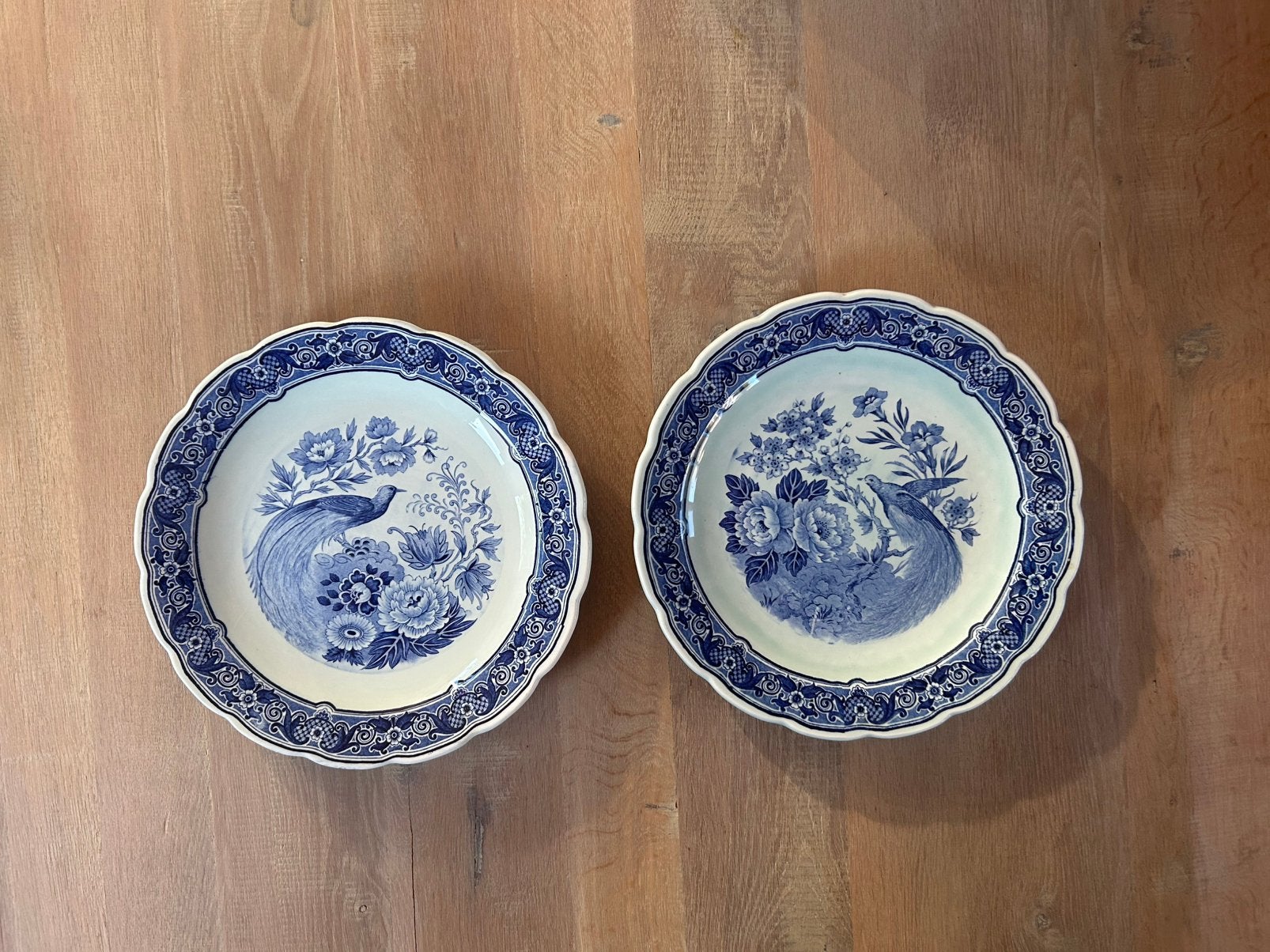 Set grote delftsblauwe wandborden, Ophalen of Verzenden