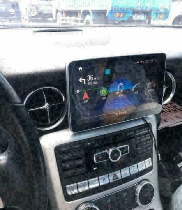 Mercedes SLK R172 navigatie 9inch android 9 wifi dab+ carkit, Ophalen of Verzenden, Nieuw