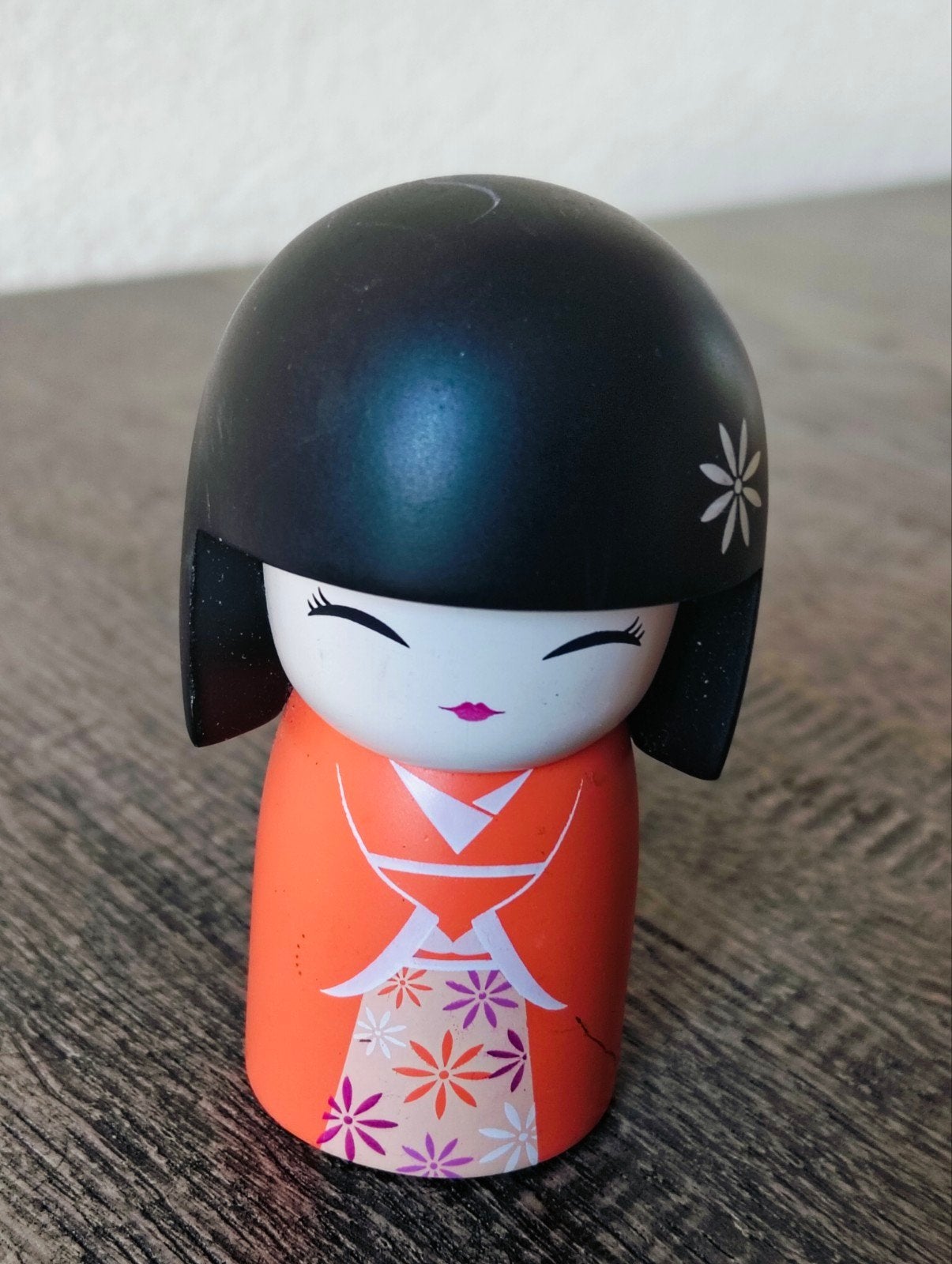 Kimmidoll Akemi - Japanse Kokeshi popje, Ophalen of Verzenden, Zo goed als nieuw
