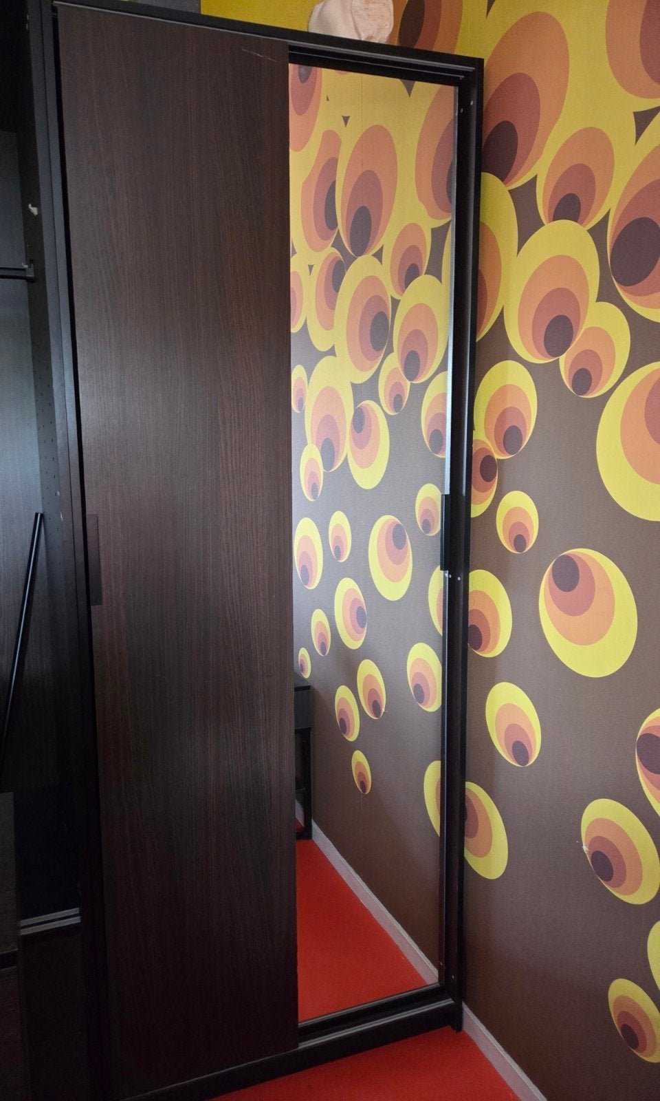 Ikea Trysil kledingkast zwartbruin, Ophalen, Met deur(en), Gebruikt, 200 cm of meer