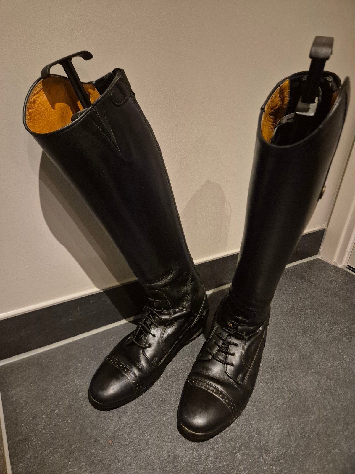 lederen paardrijlaarzen mt 37 HKM, Ophalen of Verzenden, Dressuur