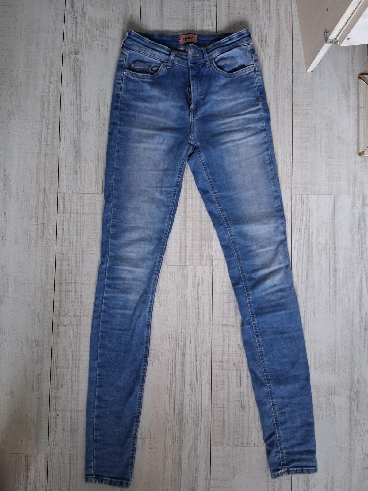 Fijne Only Skinny jeans stretch- maat S-34, Only, Blauw, Ophalen of Verzenden, Zo goed als nieuw