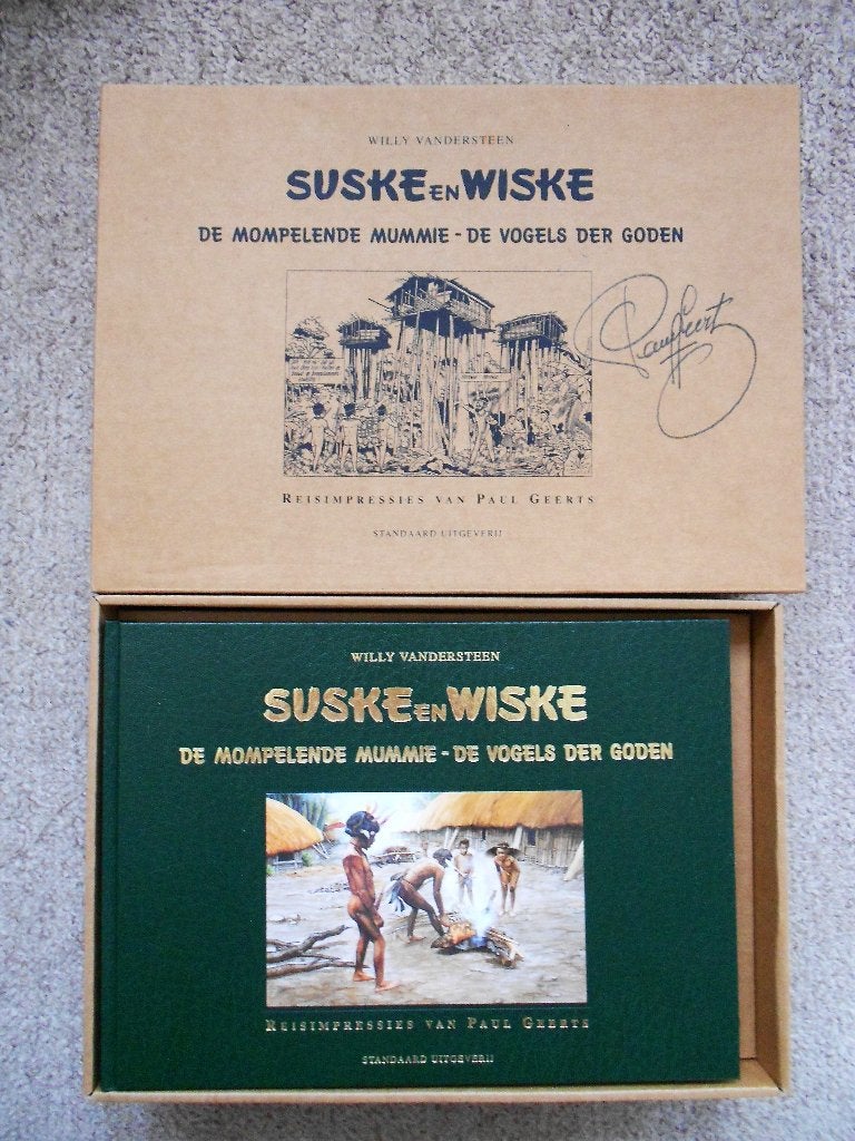 Suske en Wiske-De mompelende Mummie+De Vogels der Goden-1998, Eén stripboek, Nieuw, Ophalen of Verzenden, Willy Vandersteen / Paul Geerts