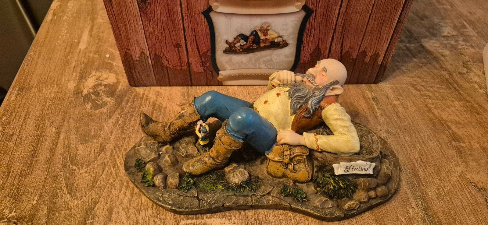 Efteling Reus en Klein Duimpje beeldje, Verzamelen, Ophalen of Verzenden, Zo goed als nieuw, Beeldje of Poppetje