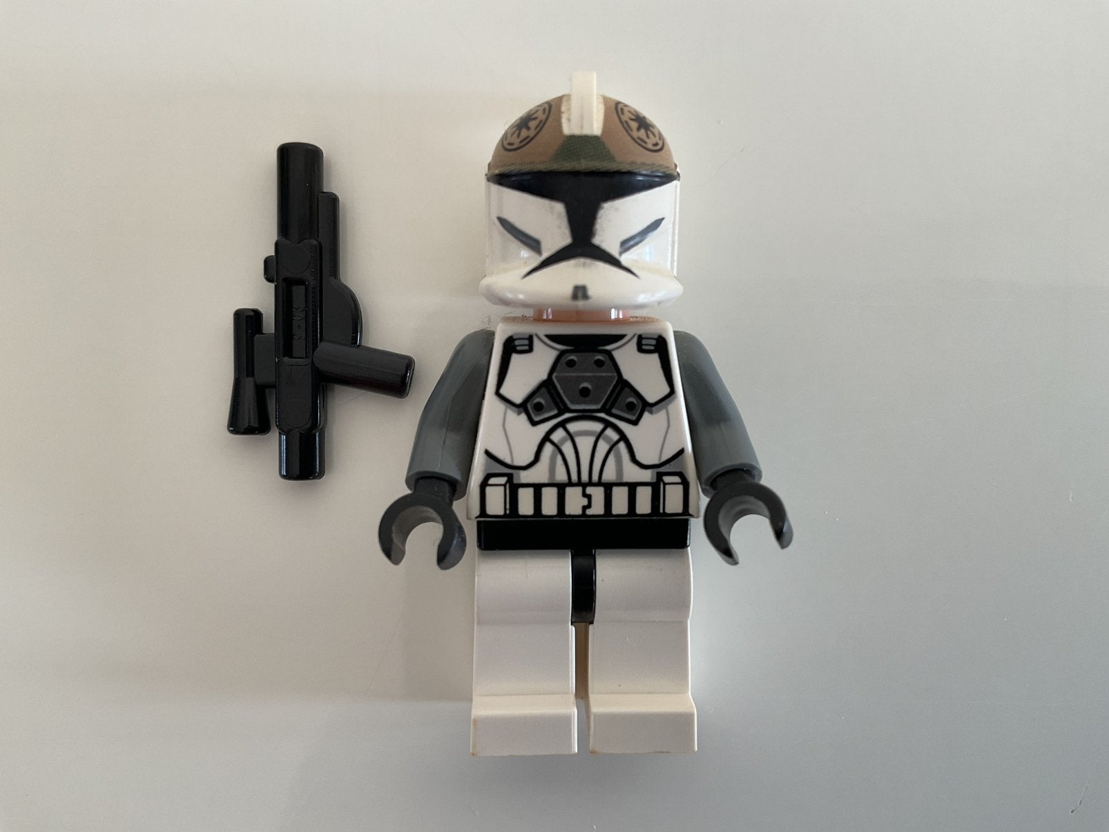 LEGO Star Wars - minifiguur - sw0221 - Clone Trooper Gunner, Compleet, Star Wars, Lego, Ophalen of Verzenden