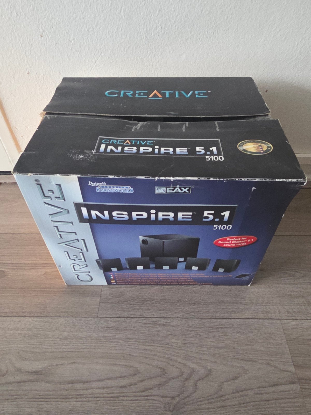 Creative Inspire 5.1 5100 luidsprekersysteem, Zo goed als nieuw, 5.1-systeem, Overige spelers, 40 tot 70 watt