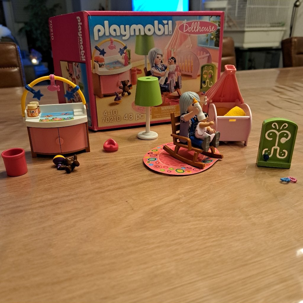 Playmobiel Babykamer (70210) aangeboden, Ophalen, Zo goed als nieuw, Complete set
