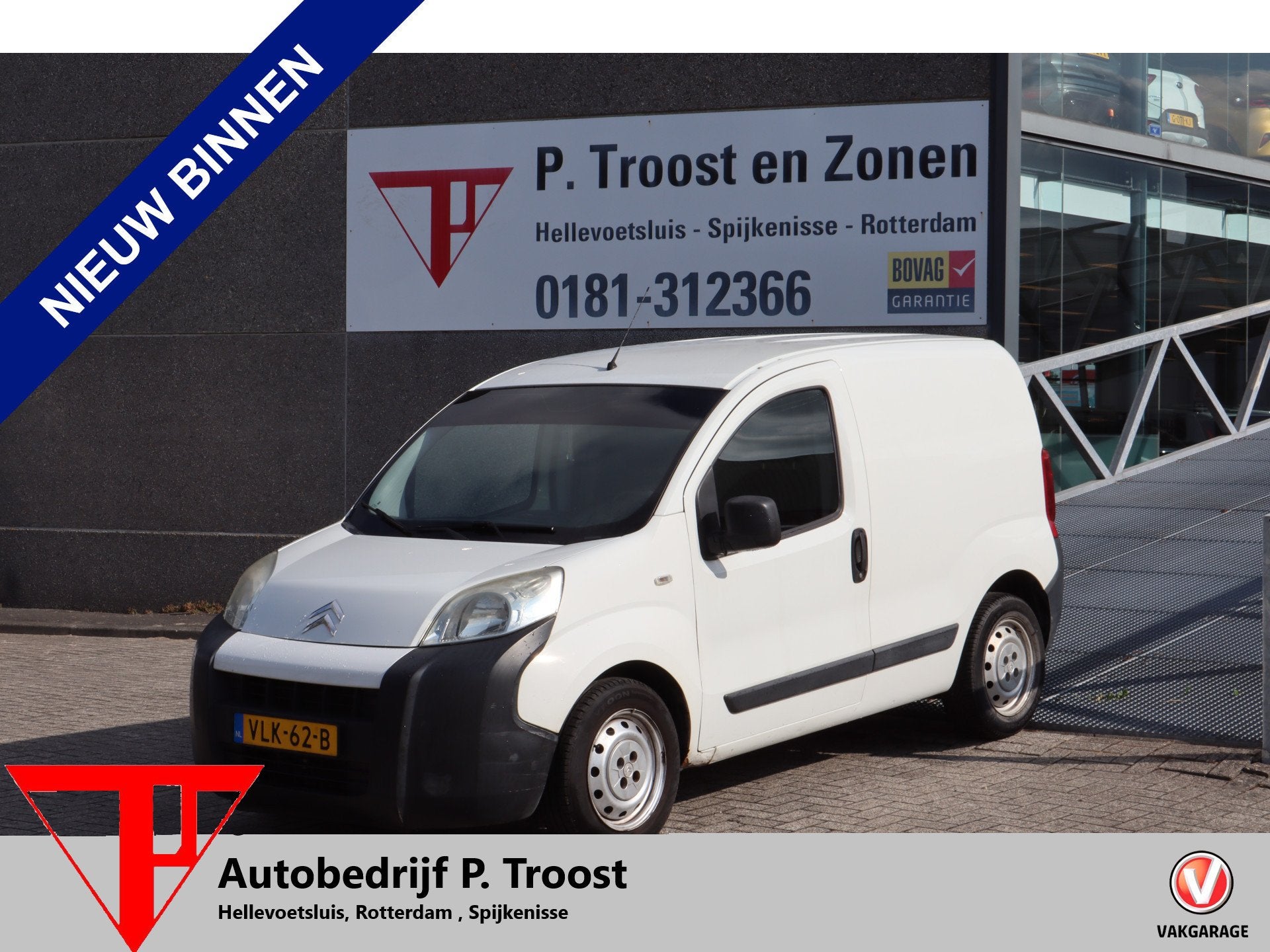 Citroën Nemo 1.4 Benzine UNIEK Elektrische ramen/Centrale d, Auto's, Voorwielaandrijving, Euro 5, Stof, Zwart