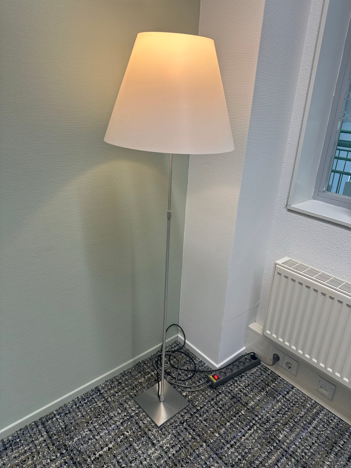Luceplan D13 Vloerlamp en Tafellamp Set - Made in Italy, Huis en Inrichting, Lampen | Vloerlampen, Ophalen, Gebruikt, E27 (groot)