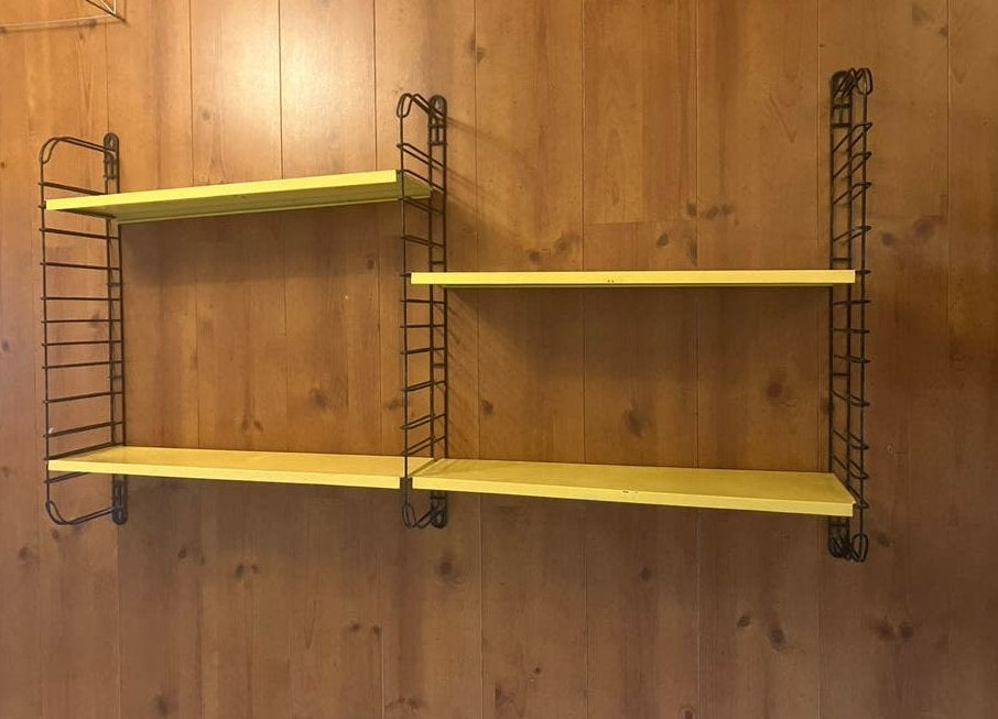 vintage Tomado wandrek/boekenrek,  jaren 50/60., Ophalen, Gebruikt