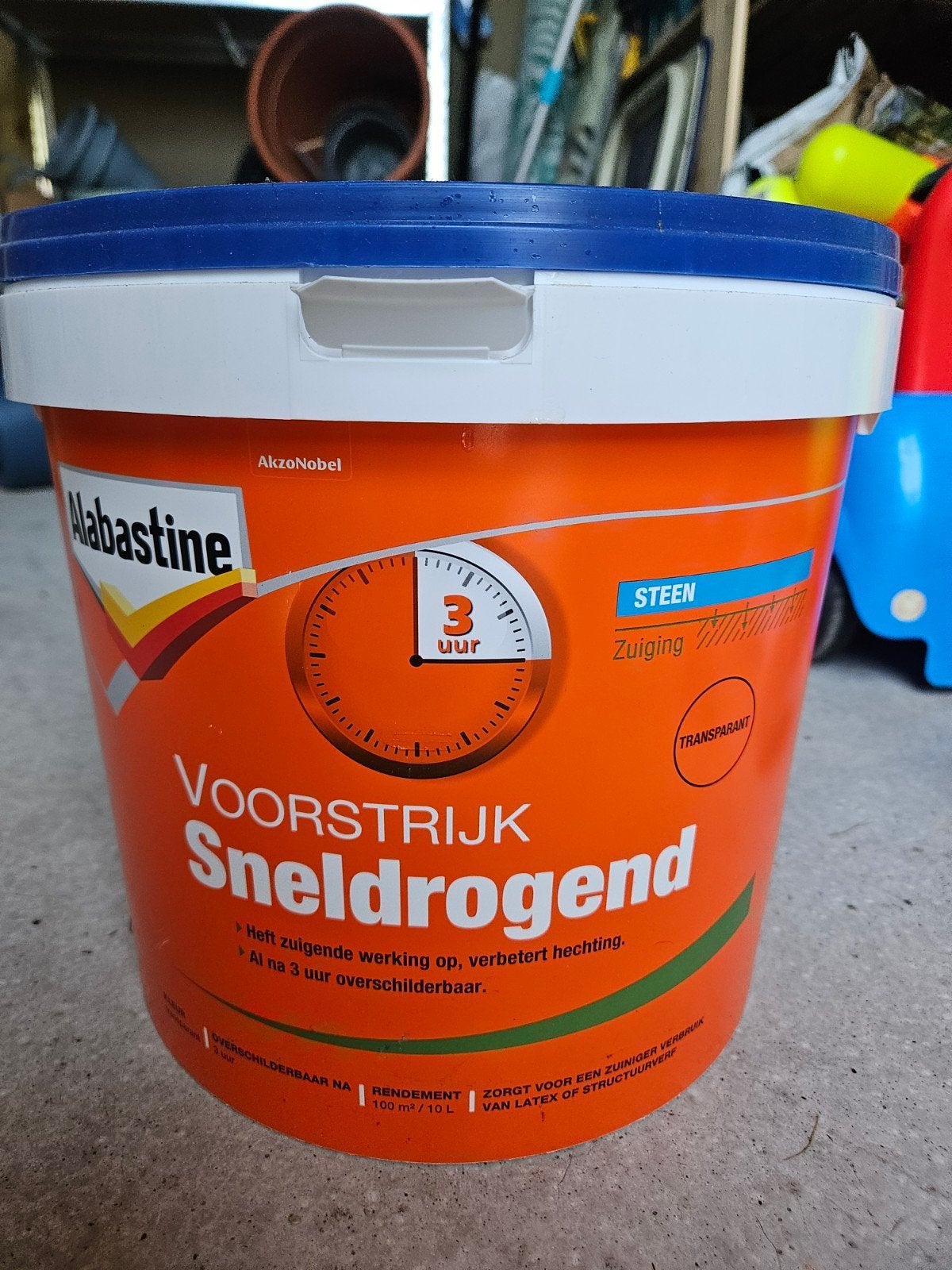 Voorstrijk alabastine sneldrogend, Ophalen, Wit