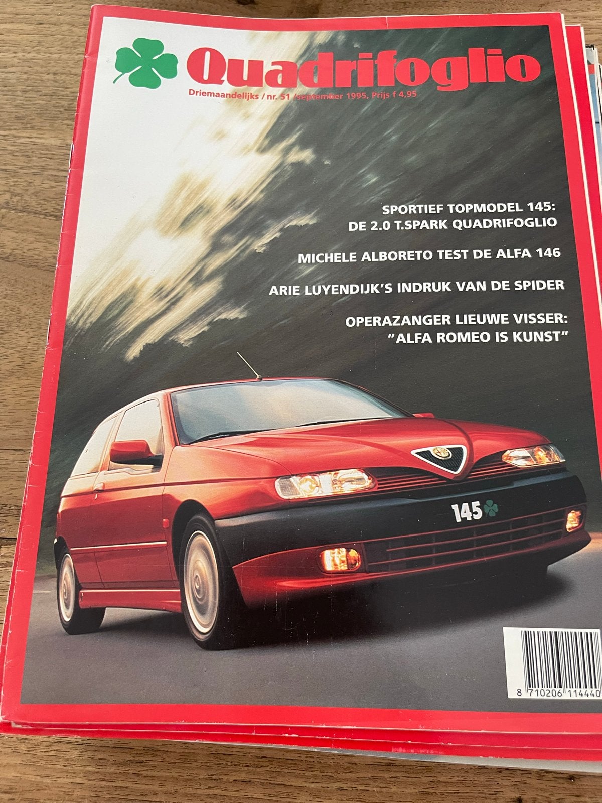 Quadrifoglio Magazine - Alfa Romeo 145, Spider, sep 1995, Ophalen of Verzenden, Zo goed als nieuw, Alfa Romeo