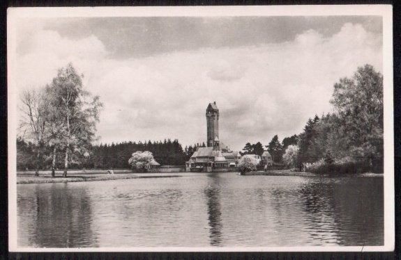 Jachtslot St Hubertus Hoge Veluwe (bij Hoenderloo en Otterlo, Verzenden, 1940 tot 1960, Gelopen, Gelderland