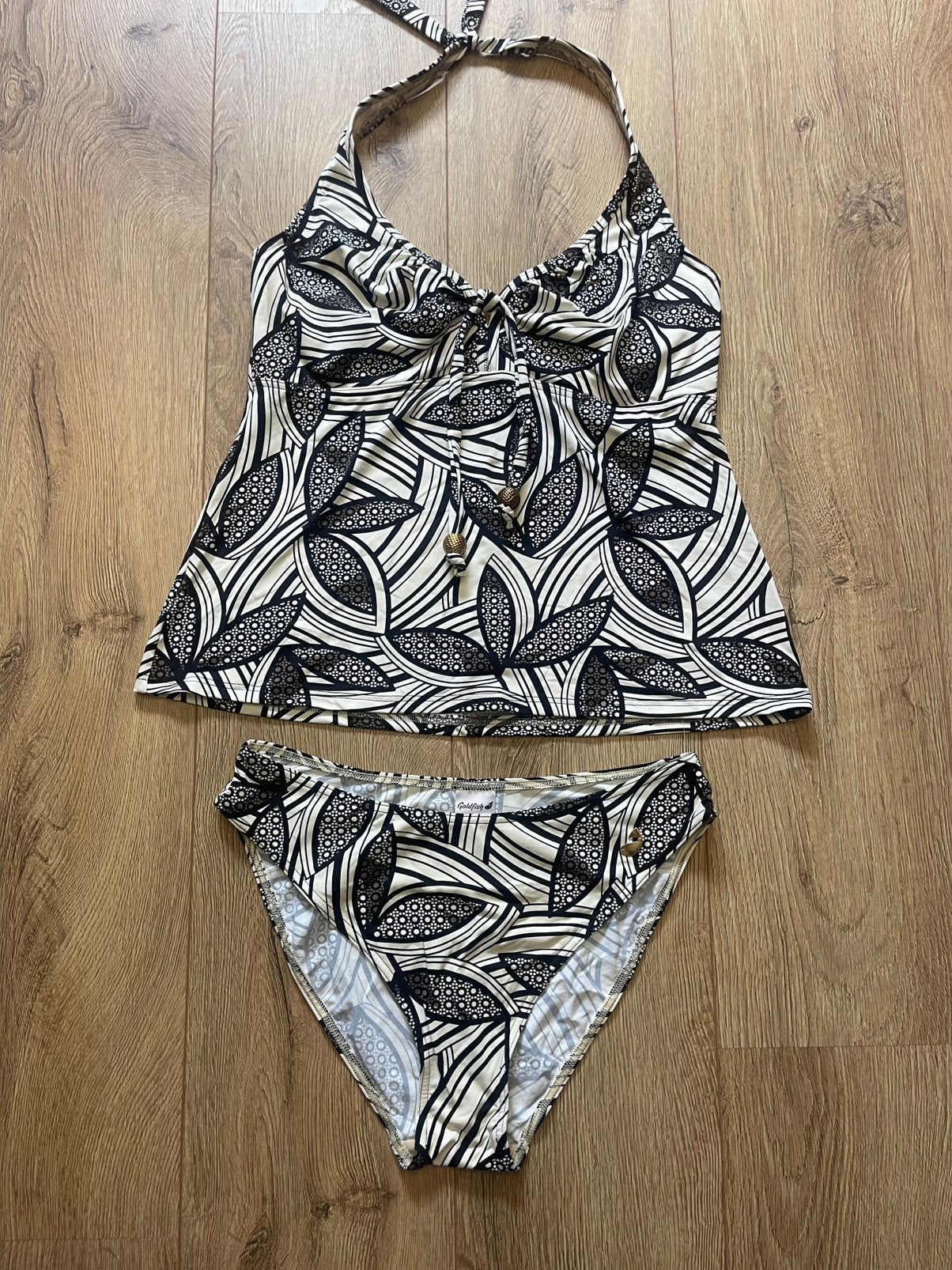 Goldfish tankini maat 42 cup C, Kleding | Dames, Badmode en Zwemkleding, Ophalen of Verzenden, Zo goed als nieuw, Zwart, Bikini